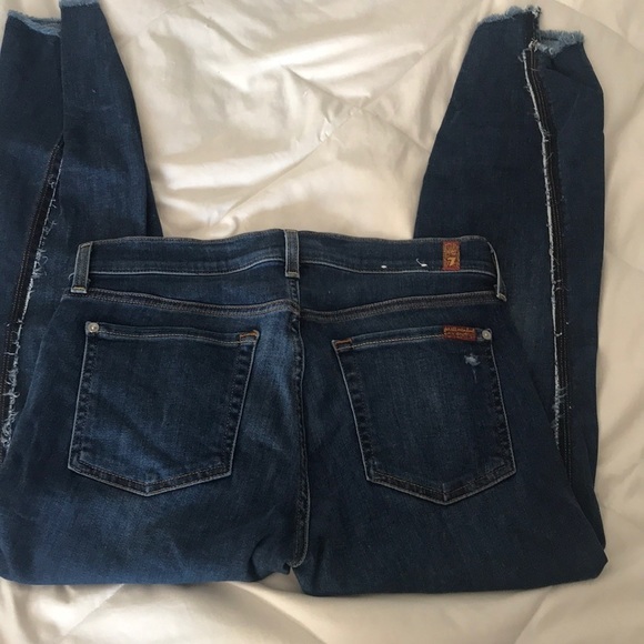 7 For All Mankind Denim - 7 for all mankind ankle skinny 30